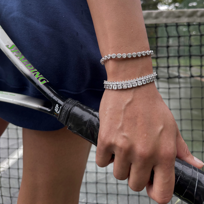 ESSNTL || Square Tennis Bracelet