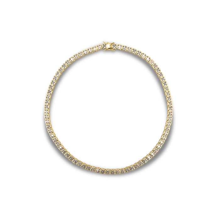 TENNIS || Squared Necklace