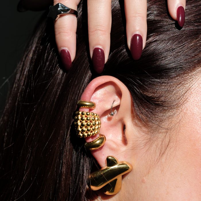 EARRINGS || Chunky Dots Cuff