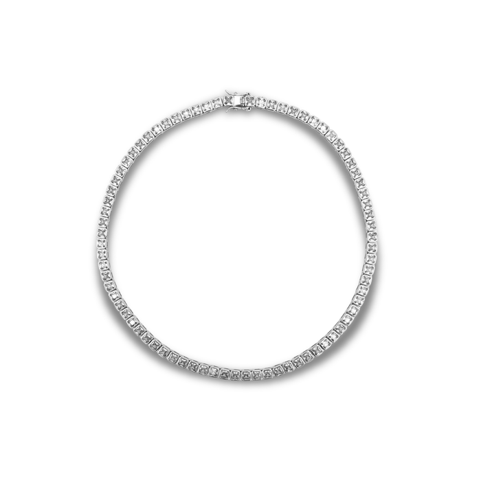 TENNIS || Squared Necklace