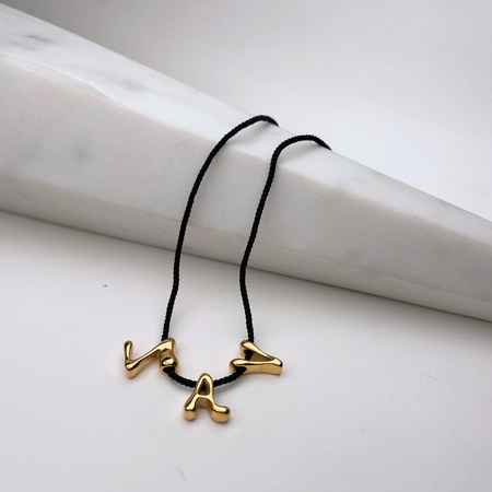 NECKLACES || Wavy Initial + Round Snake