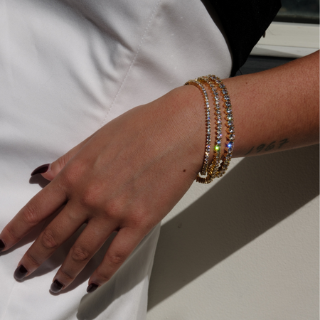 TENNIS || Square Bracelet