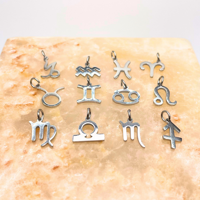 CHARMED ||Silver Zodiac Symbols