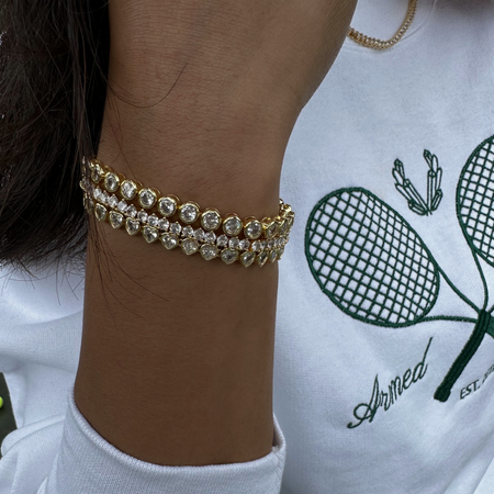 TENNIS || Square Bracelet