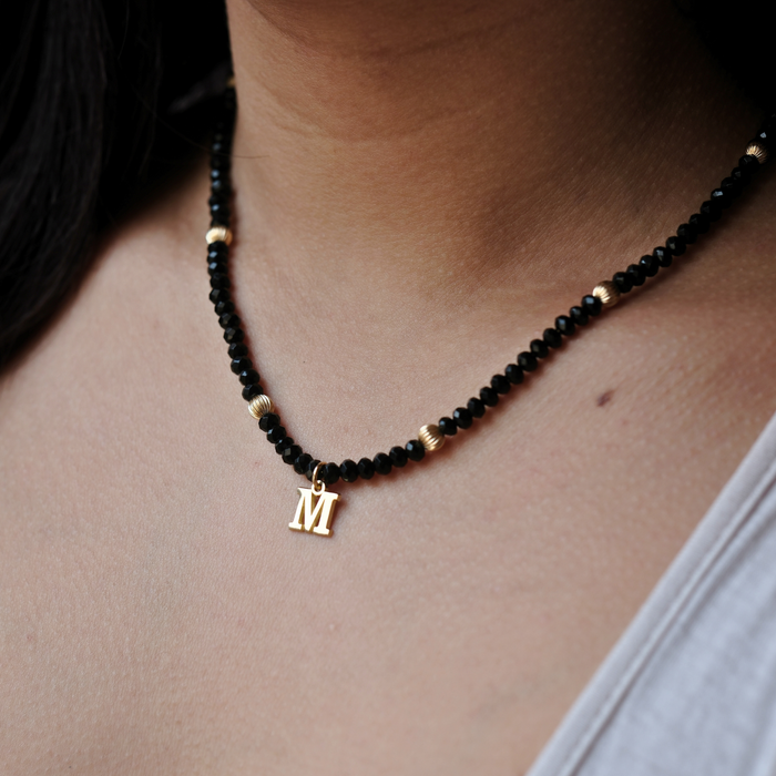 FINEBEADS || Raven Necklace