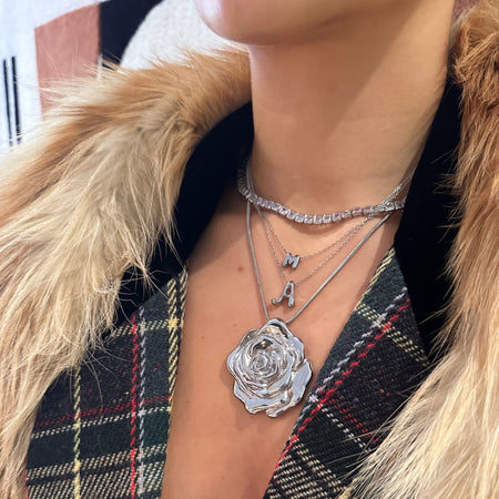 NECKLACES || Wavy Initial + Round Snake