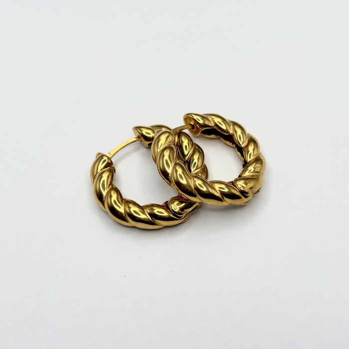 EARRINGS || Chunky Croissant Hoops