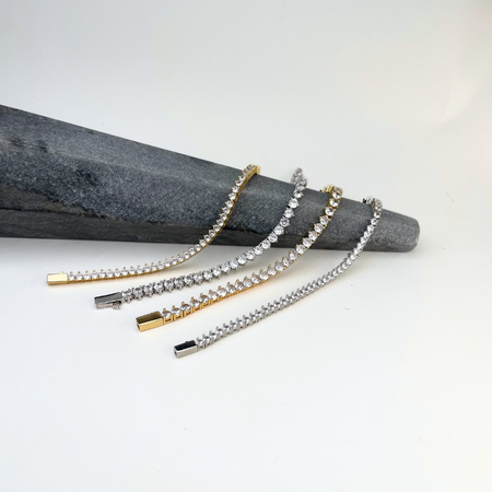 TENNIS || Square Bracelet