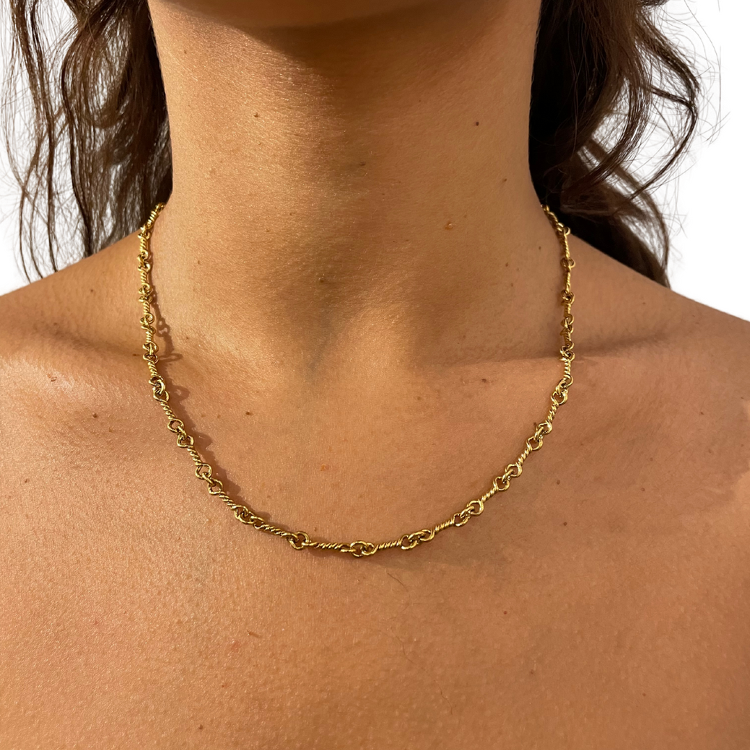 Twist Knot Chain Bracelet