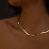 10K Gold Herringbone Necklace