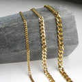CHAIN || Gold Curb Link